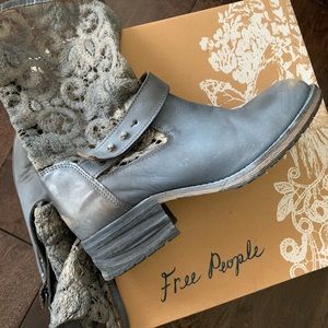 Free People Crochet Lace Boots